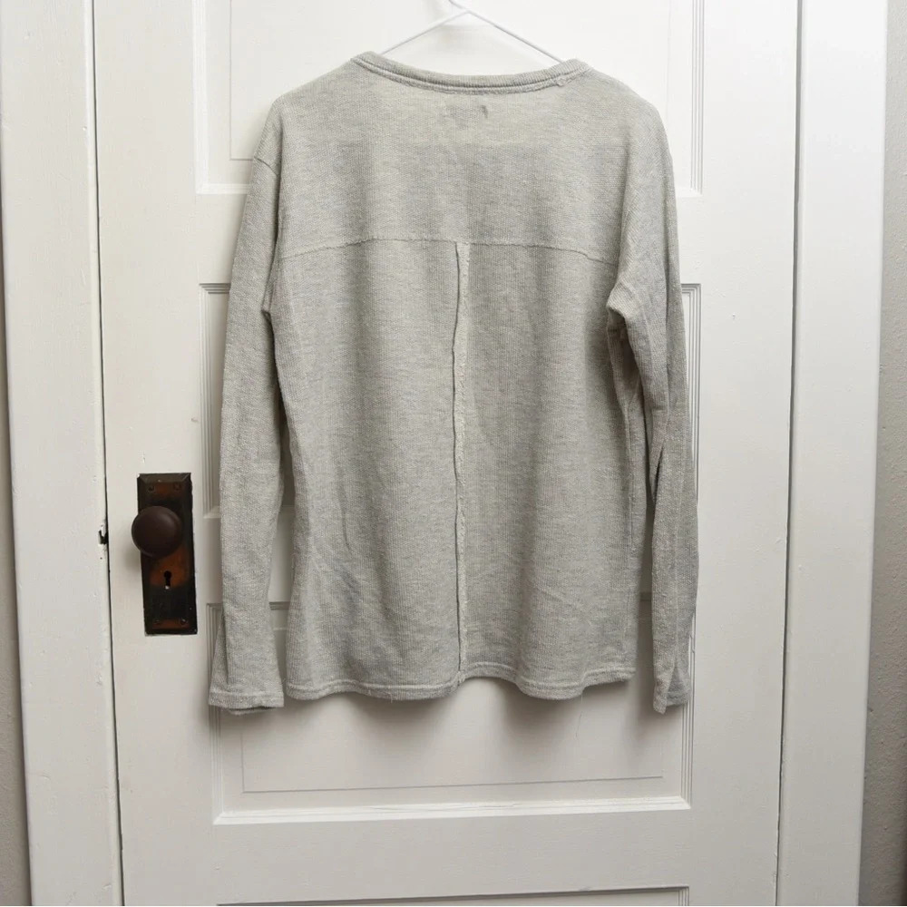 Democracy Sweatshirt women’s lace panel crewneck Size L - Picture 3 of 5